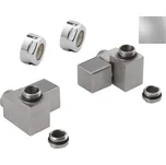 SAPHO CUBE COMBI připojovací sada ventilů ruční rohová, pravá, chrom CP561S