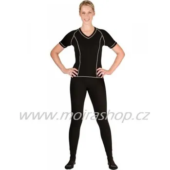 MOIRA DUO dámský kr. rukáv černá šedý šev vel. L