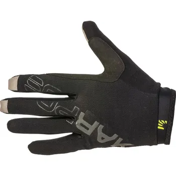 Cyklistické rukavice KARPOS Cyklistické rukavice dlouhoprsté - RAPID - černá XS