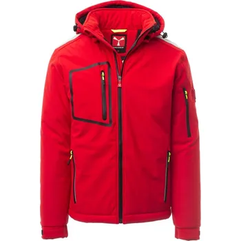 pracovní bunda Pracovní bunda Payper STREAM PAD Barva: Červená/ Černá, Velikost: 2XS