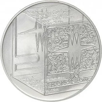 Stříbrná mince 200 Kč ke 150. výročí založení Střední uměleckoprůmyslové sklářské v Kamenickém Šenově 2006 Proof