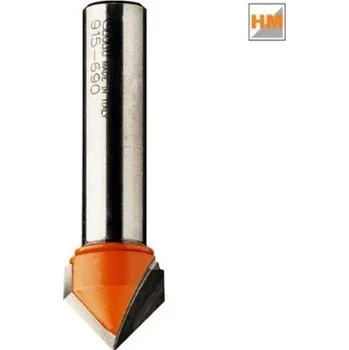 Fréza CMT Orange Tools C91506011 - Fréza na V-drážku 90°, na dřevo pr. 6,0 x 8,0 mm HM, stopka 8 mm