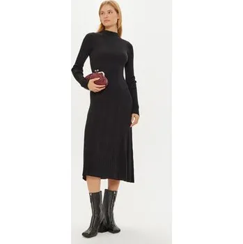 Dámské šaty MAX&Co. Úpletové šaty 2426326013200 Černá Slim Fit L