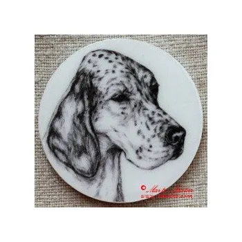 Anglický setr magnet nebo placka - Magnet