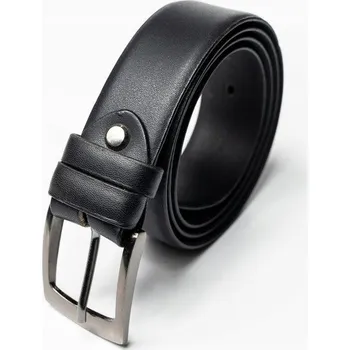 Opasek Rovicky černý kožený opasek BOM-01-TX 95 CM Velikost: 105