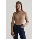 ROLÁK GANT SLIM RIB TURTLENECK CARAMEL BEIGE