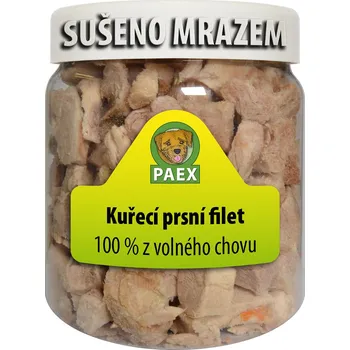 Pamlsek pro psa Paex Kuřecí prsní filet mrazem sušený 80 g