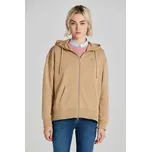 MIKINA GANT REL SHIELD ZIP HOODIE DARK KHAKI