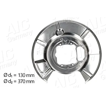 Brzdový kotouč Ochranný plech proti rozstřikování, brzdový kotouč A.I.C. 55505