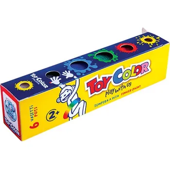 Výtvarná barva Pasuto Venice Sada prstových barev, 6 x 25 ml