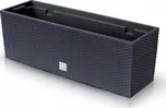 Květináč plast šedý Prosperplast 58 cm x 18 x 19,5 cm