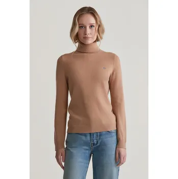 Dámský svetr ROLÁK GANT EXTRAFINE LAMBSWOOL ROLLNECK CARAMEL BEIGE