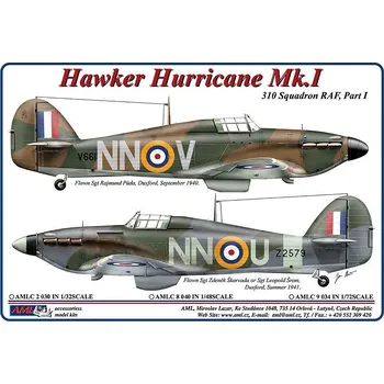 Modelářství 1/48 Decals 310 th Squadron RAF, Part I (NnoU)