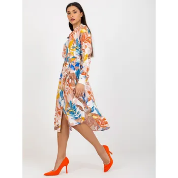 Dámské šaty Dámské šaty EM SK 003U 1.07 Hnědo-béžová mix - FPrice hnědá-béžová one size