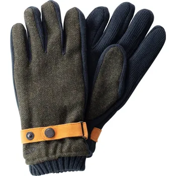 Oblečení a móda RUKAVICE CAMEL ACTIVE GLOVES WITH STRAP CHECK BLUE