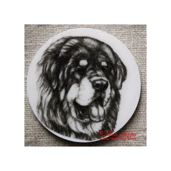 Tibetská doga magnet nebo placka - Magnet