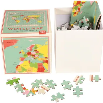 Puzzle Dětské puzzle Rex London World Map ID_1440829