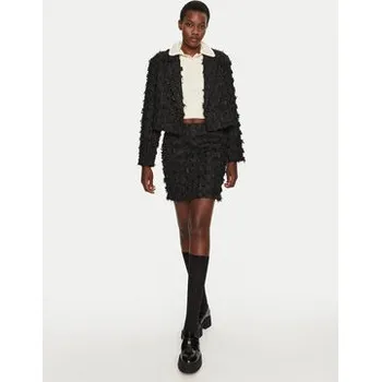 Dámská sukně Karen by Simonsen Mini sukně Ryle 10105192 Černá Slim Fit 36