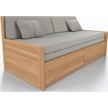 Postel ROVDER Rozkládací postel Sára barevné provedení: Jasan přírodní, provedení: 90x200, Varianta: nízká boční čela