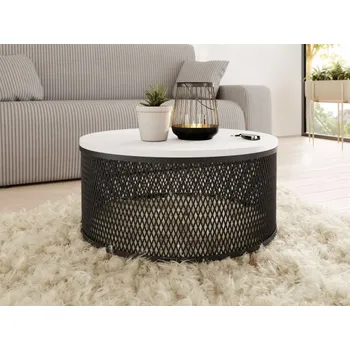 Konferenční stolek Konferenční stolek Mitryz, Barva: černá / arktická bílá MIRJAN 5903211362576