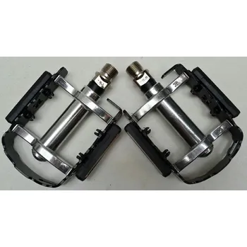 Pedál na kolo nwl pedály NWL-98E 9/16" blk/sil ložiskový s odrazkou