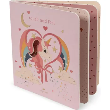 Hračka pro nejmenší KONGES SLOJD Dotykové leporelo - FSC UNICORN