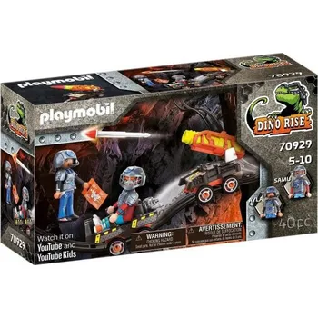 Hračka PLAYMOBIL Dino Rise 70929 Dino Mine Vozík s raketami