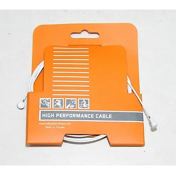 Lanko pro jízdní kolo lanko brzdy MTB/SHI ALLIGATOR 1,6x2000 teflon whit