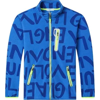 Chlapecká mikina CHLAPECKÁ FLEESOVÁ MIKINA modrá Kugo FM0331