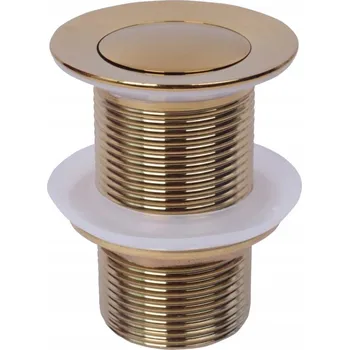 Sifon MEXEN Umyvadlová výpusť KLIK-KLAK malá zlatá