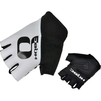 Cyklistické rukavice rukavice HQBC Q-Team Wov bílo/černé - Velikost: S