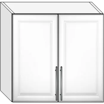 Kuchyňská skříňka Horní skříňka H60 BRAVO 8 Dekor: Bílá