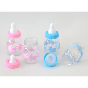 Láhev Dárková dětská lahvička šroubovací 40 x 85 mm - MODRÁ