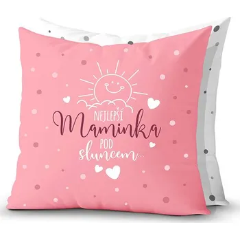 Dekorativní polštářek Nekupto Dárkový polštář Nejlepší maminka pod sluncem NZA