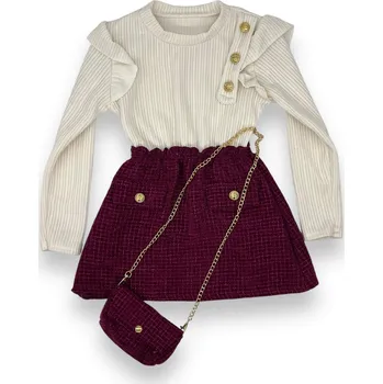 Dívčí šaty New Collection Dívčí bílé šaty 08 Barva: Bílá, Velikost: 128