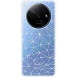 Odolné silikonové pouzdro iSaprio - Abstract Triangles 03 - white - Xiaomi Redmi A3