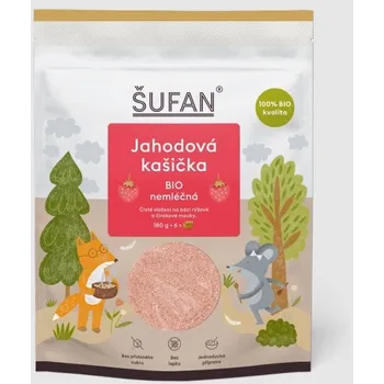 Cukrovinka Šufan Kašička BIO Jahodová nemléčná 180g