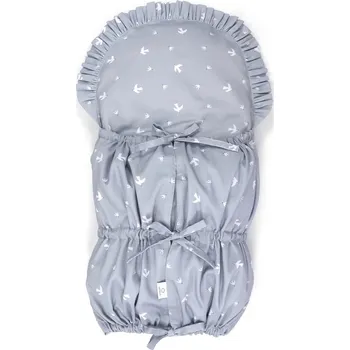 Dětská deka SOFTELLO Peřinka zimní Ptáčci Šedomodrá