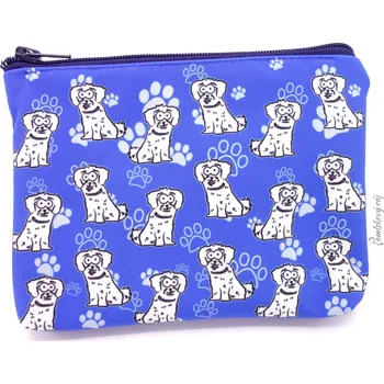 Pamlskový Ráj Univerzální taštička -maltézský psík Barva: modrá