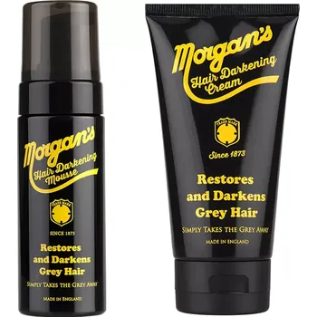 Stylingový přípravek Morgan's Darkening & Restore Grey Hair Set - Sada pro ztmavení šedivých vlasů