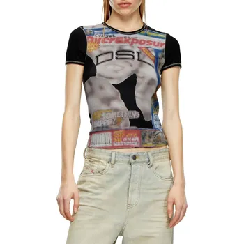 Dámské tričko TRIČKO DIESEL T-ELE-LONG TANK TOP BLACK