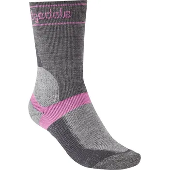 Pánské termo ponožky Bridgedale MTB Winter T2 MS Boot Women's W Velikost: M, Barva: grey/pink/823