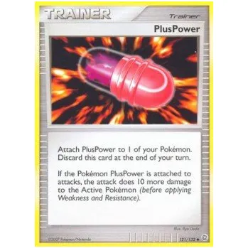 Karetní hra Pokémon SW 121/132 PlusPower - Secret Wonders Stav: Excellent, Verze: NORMAL