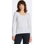 TRIČKO GANT SLIM COT/ELA LS SCOOP NECK TOP WHITE