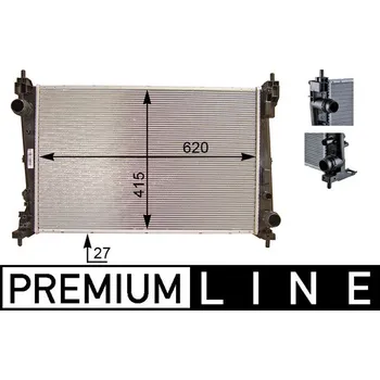 Chladič motoru Chladič, chlazení motoru MAHLE CR 1112 000P