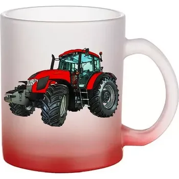 Zetor Forterra 150 skleněný hrnek traktor (hrneček s traktorem matné sklo )