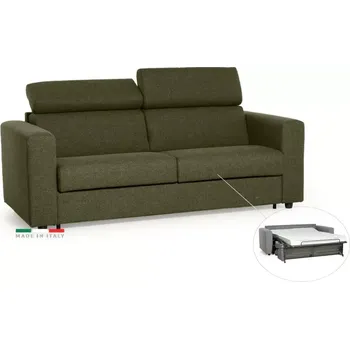 Pohovka Pohovka TAVOLA s rozkladem na každodenní spaní, zelená (penelope 10)