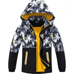 CHLAPECKÁ ŠUSŤÁKOVÁ BUNDA S FLEECEM B2992Č VELIKOSTI 134-164 Velikost: 152, Barva: Černá