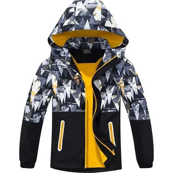 CHLAPECKÁ ŠUSŤÁKOVÁ BUNDA S FLEECEM B2992Č VELIKOSTI 134-164 Velikost: 152, Barva: Černá