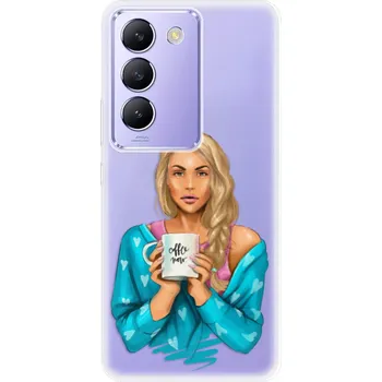 Odolné silikonové pouzdro iSaprio - Coffe Now - Blond - Vivo V40 SE 4G/5G